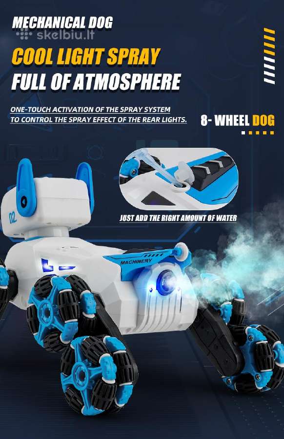 RC Robotas šuniukas valdomas pulteliu su funkcijom - nuotraukos Nr. 20