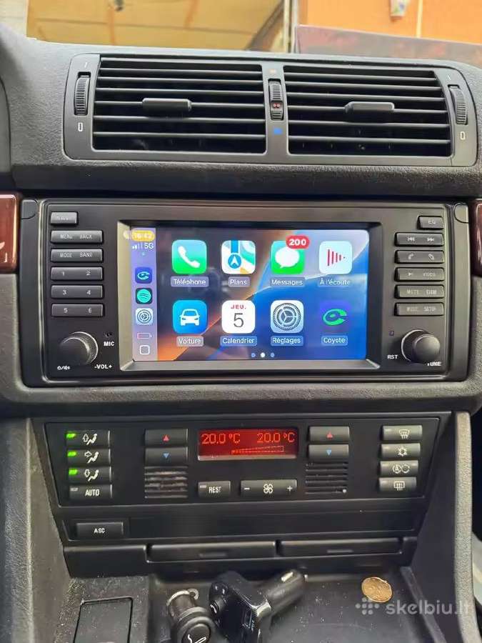 Bmw E60 E61 E90 E91e63 E46 E39 android multimedija - nuotraukos Nr. 6