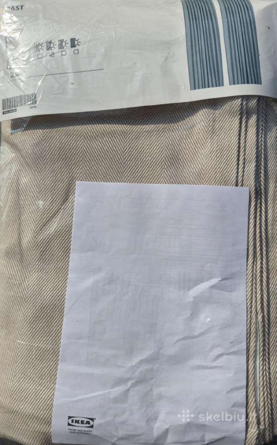 Naujos Ikea Tibast užuolaidos