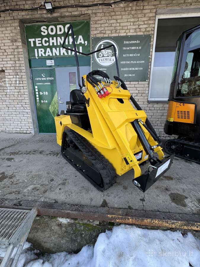 Nauji mini ekskavatoriai ir krautuvai Enzo - nuotraukos Nr. 5