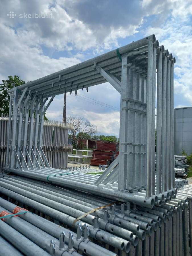 Plettac fasadiniai pastoliai 90 m² - nuotraukos Nr. 6