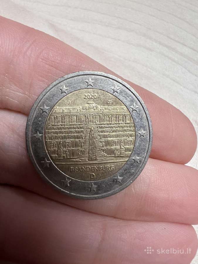 2 eur Vokietijos moneta 2020 m.
