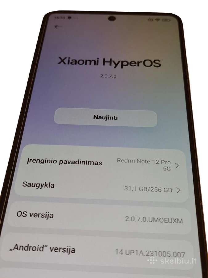 Xiaomi Redmi Note 12 Pro 5G 256gb + 3 mėn. garanti - nuotraukos Nr. 5