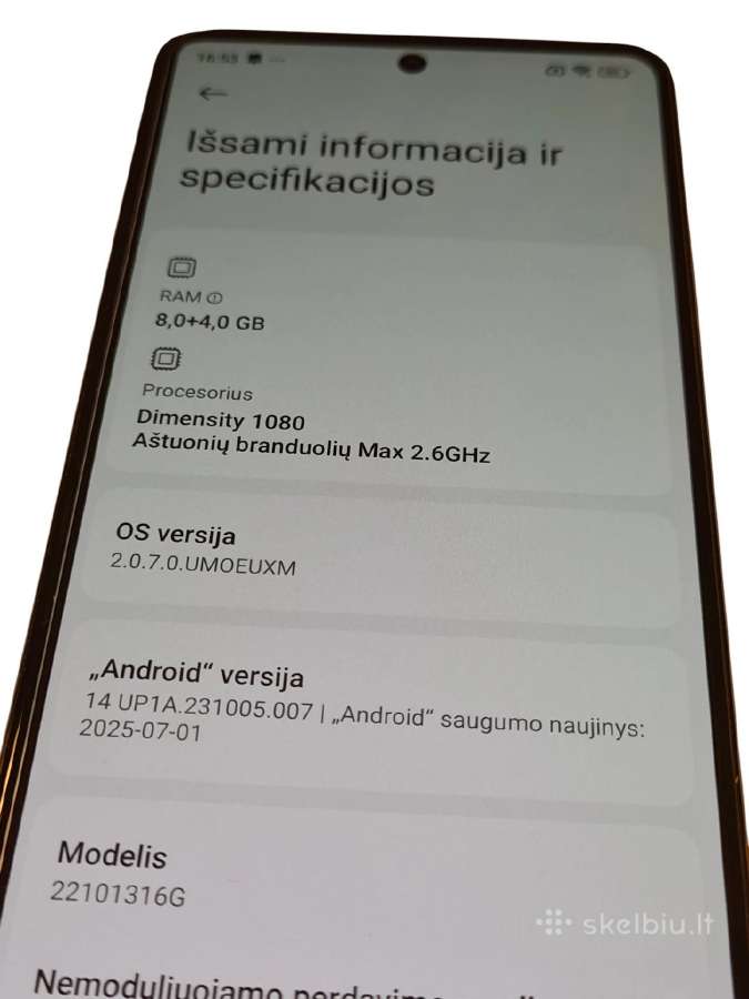 Xiaomi Redmi Note 12 Pro 5G 256gb + 3 mėn. garanti - nuotraukos Nr. 6