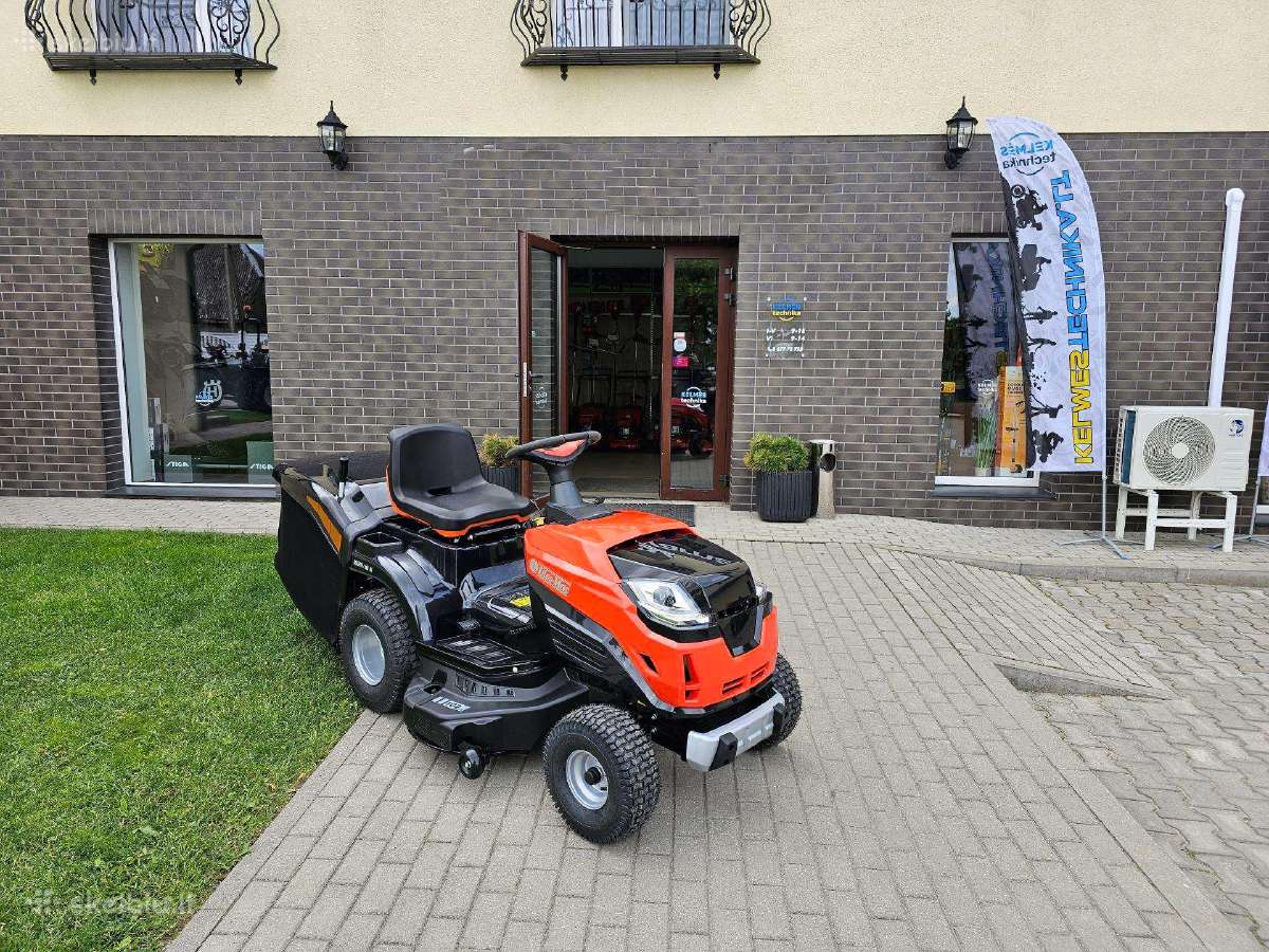 Sodo traktoriukas su krepšiu Oleo Mac 102r/16k