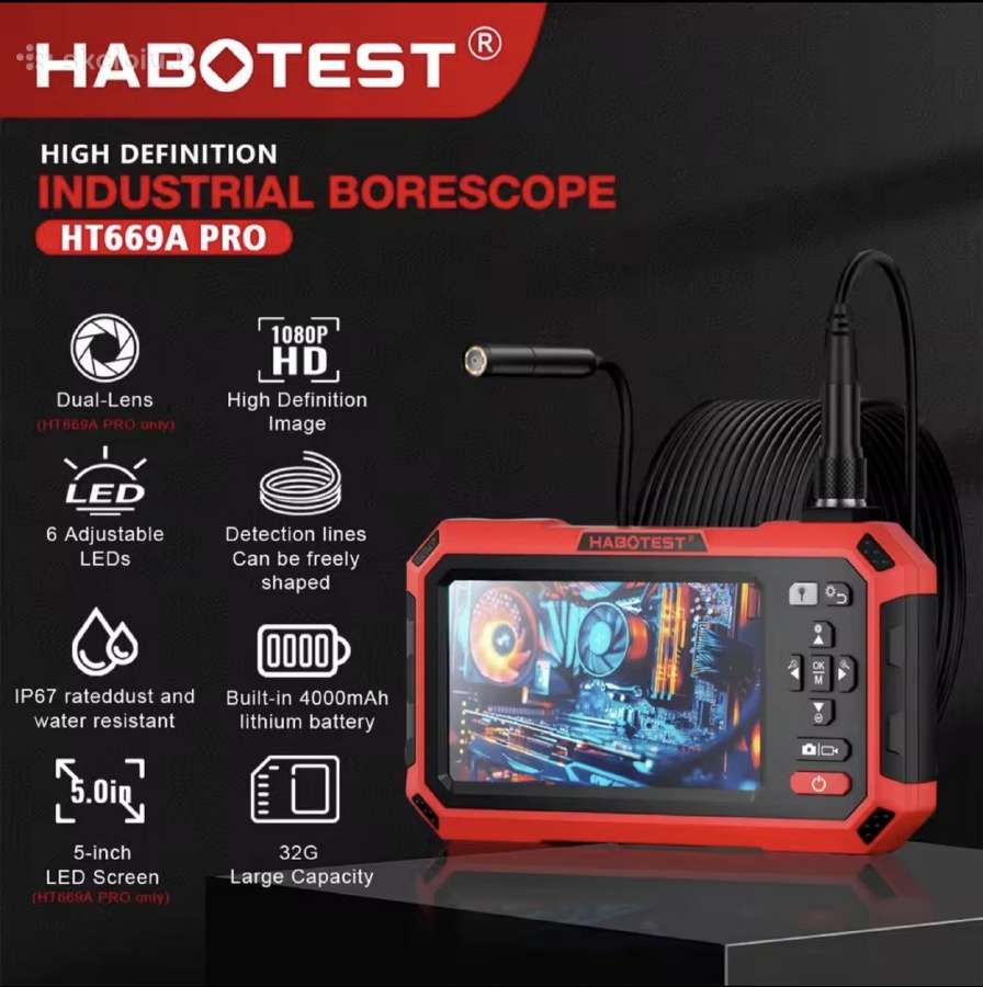 Endoskopinė kamera Habotest Ht669a Pro