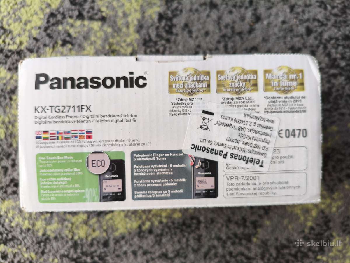 Laidinis nešiojamas telefonas Panasonic - nuotraukos Nr. 4