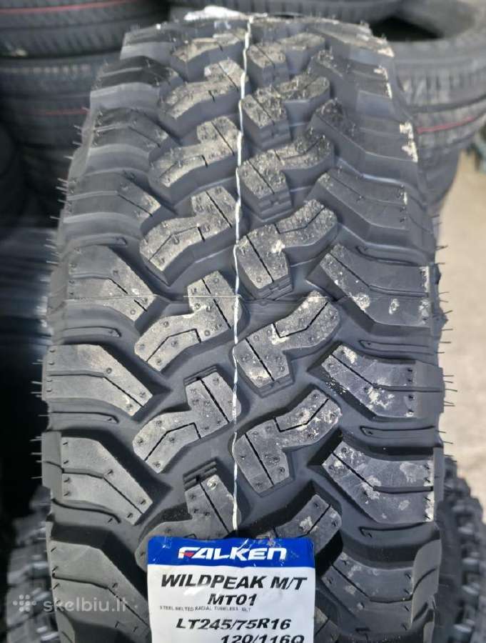 Naujos Falken 245/75r16 Wildpeak M/t 01 120/116qtl - nuotraukos Nr. 2