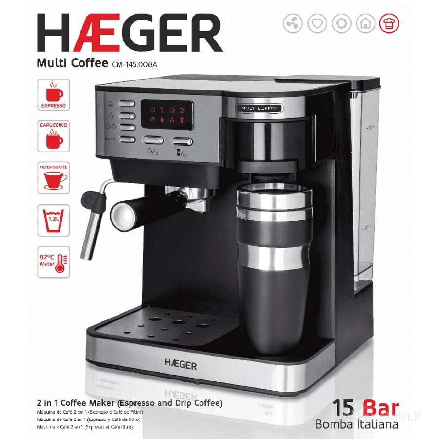 Filtrinis kavos aparatas Haeger Cm-145.008a