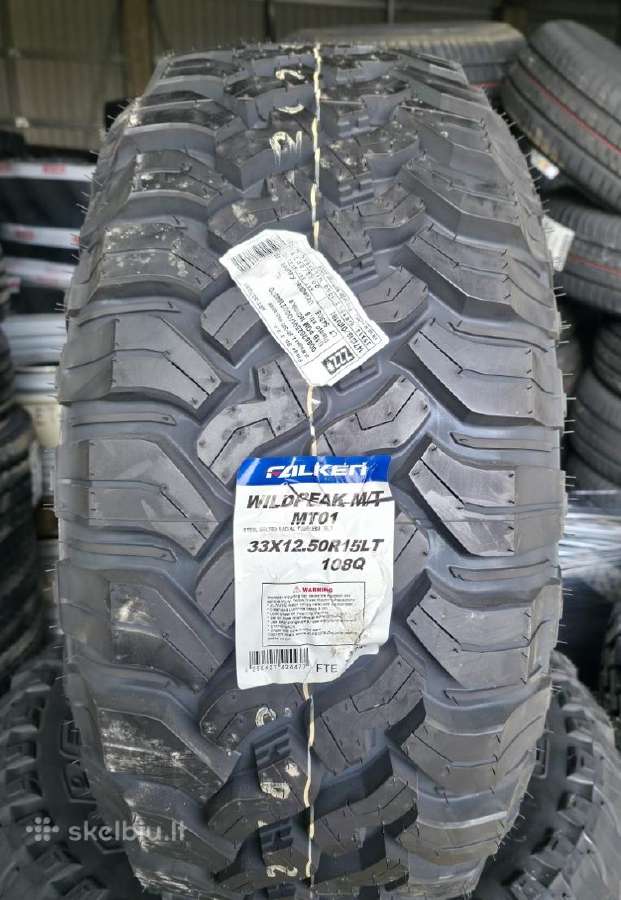 Naujos Falken 33x12.50r15 Wildpeak M/t 01 108q Tl