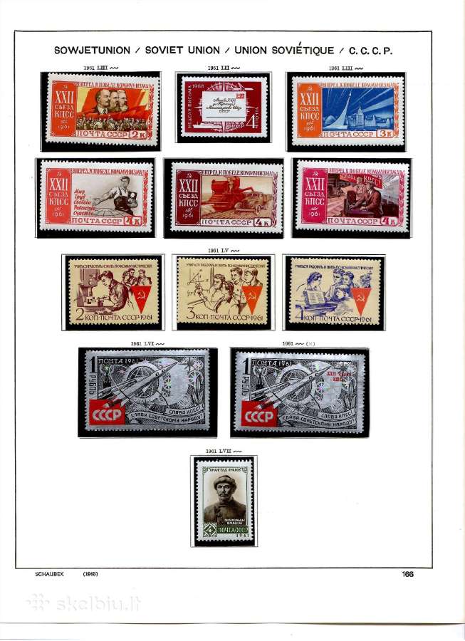 Ssr TSRS pilnas 1961-1991 pasto zenklu komplektas - nuotraukos Nr. 4