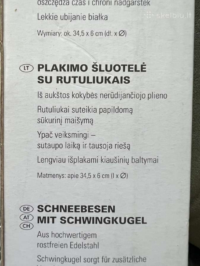 Ernesto plakimo šluotelė - nuotraukos Nr. 3