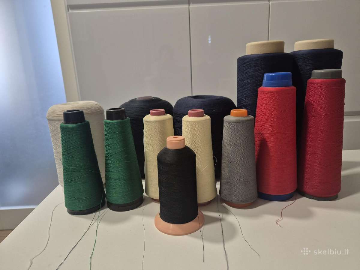Siūlai (visi nuotraukoje)