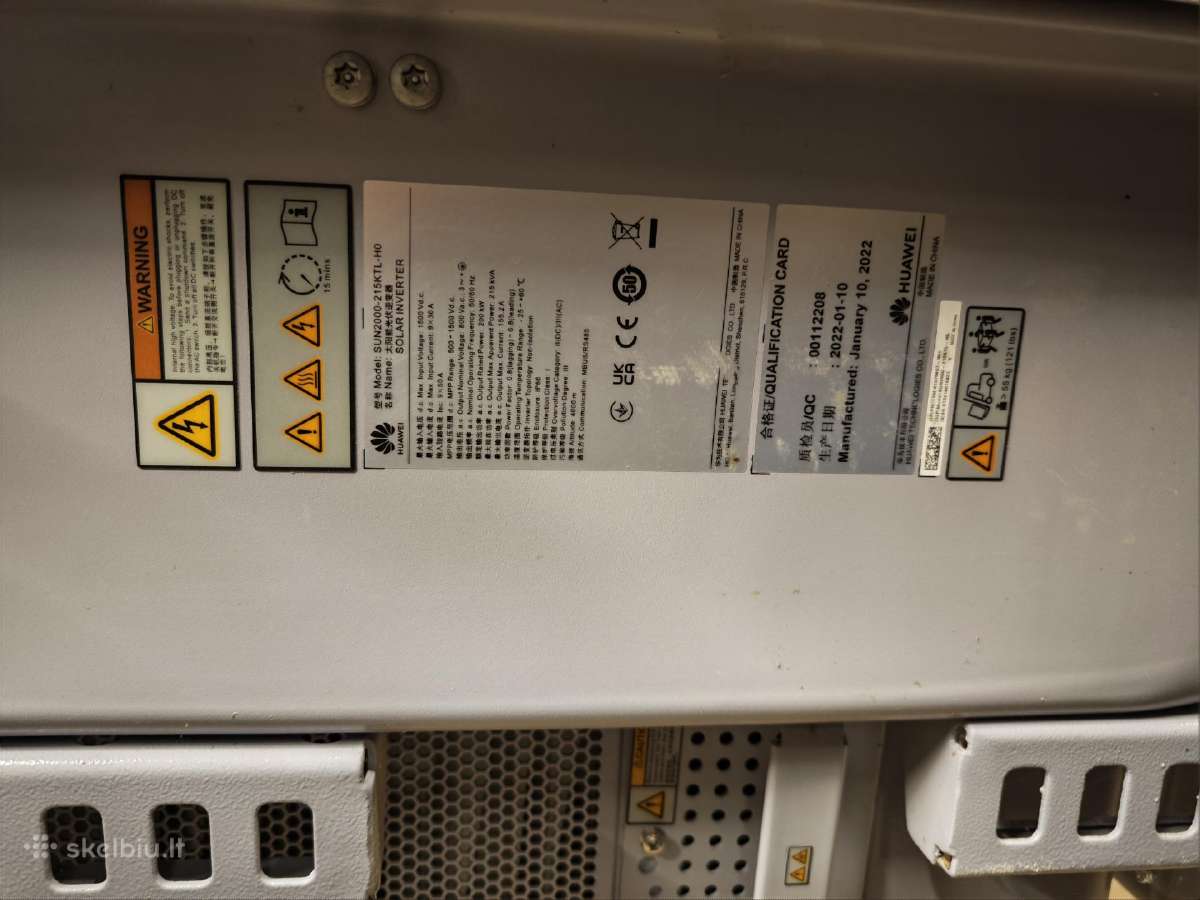 200kw saulės inverteris Huawei - nuotraukos Nr. 3