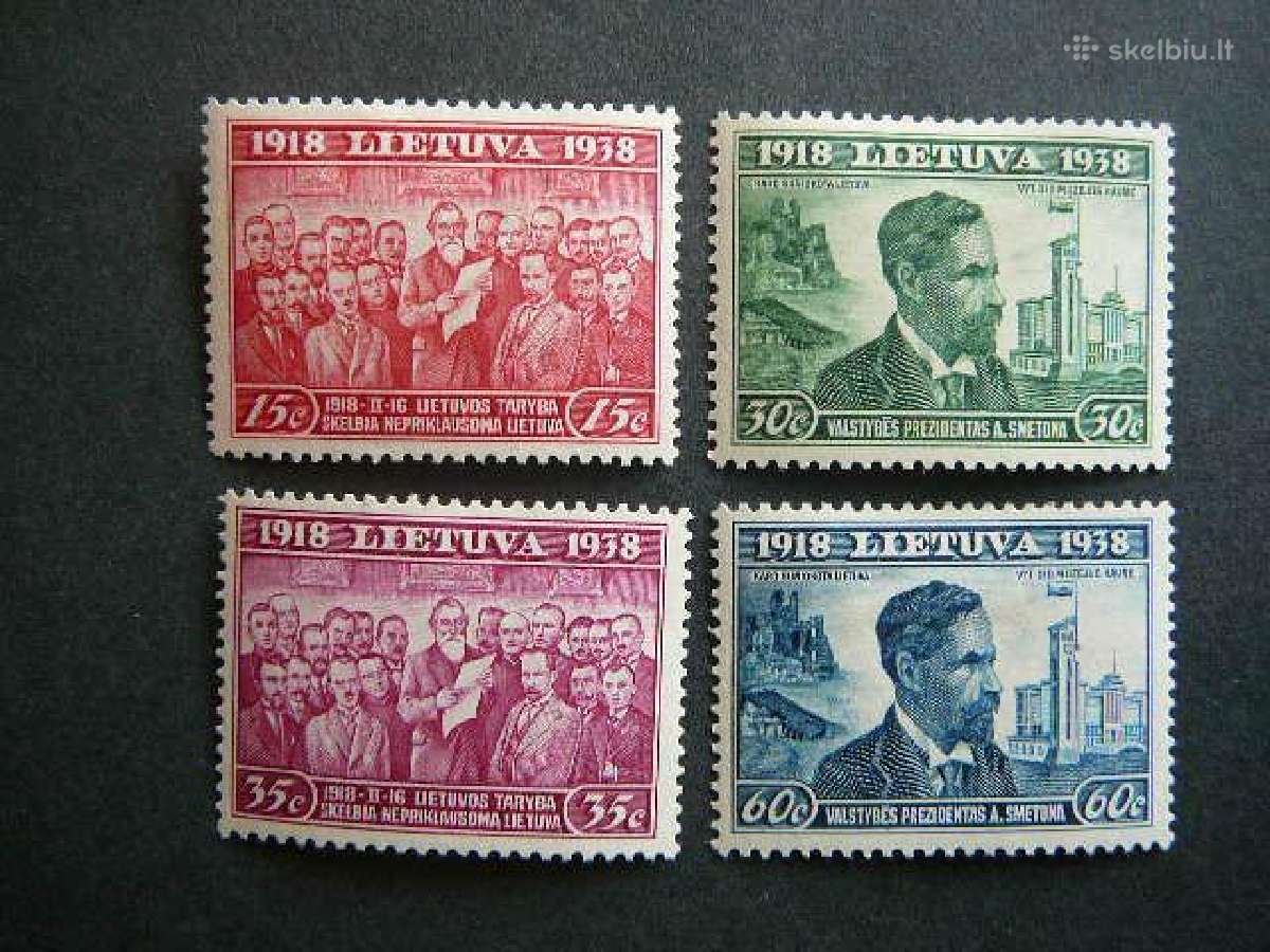 Lietuva 1939 Nepriklausoma - 20m. Mlh lit425/8sp