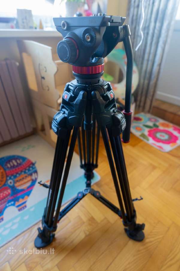 Manfrotto 502ah, Manfrotto 645 fast twin legs