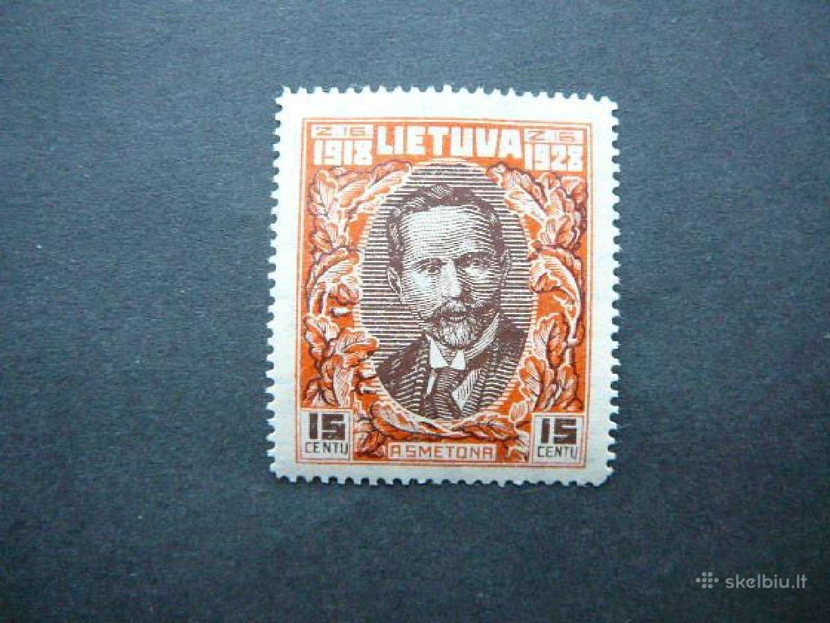 Lietuva 1920 A. Smetona Mlh lit283sp