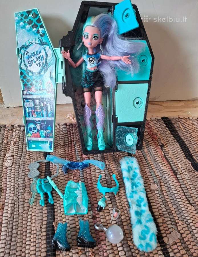 Labai mažai naudota Monster high su visais priedai - nuotraukos Nr. 3