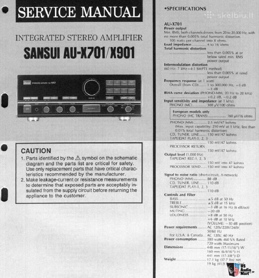 Sansui Au-x701 - nuotraukos Nr. 9