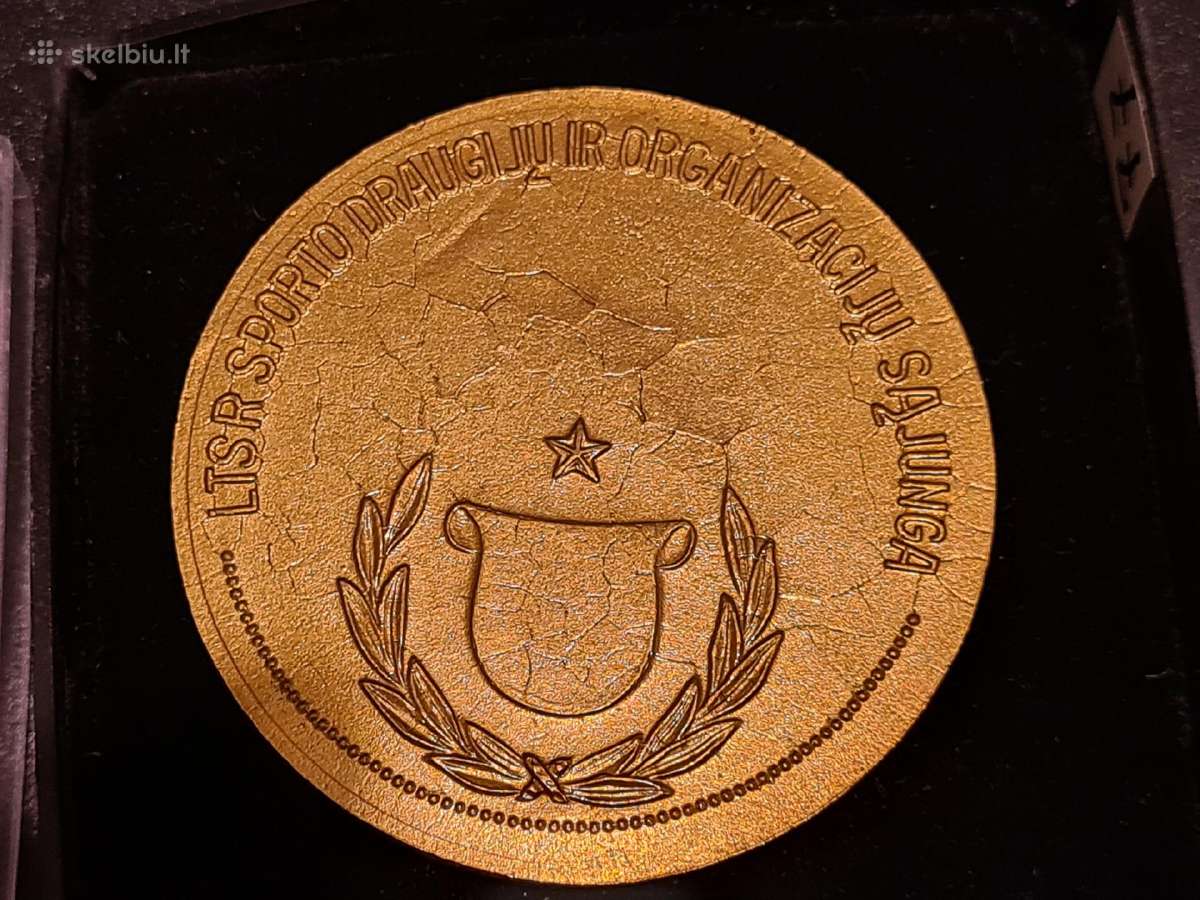 Medalis dėžutėje Ltsr čempionas. 1961 - nuotraukos Nr. 3