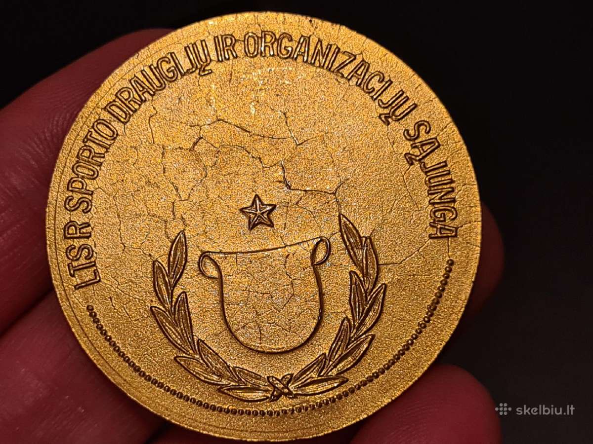 Medalis dėžutėje Ltsr čempionas. 1961 - nuotraukos Nr. 4