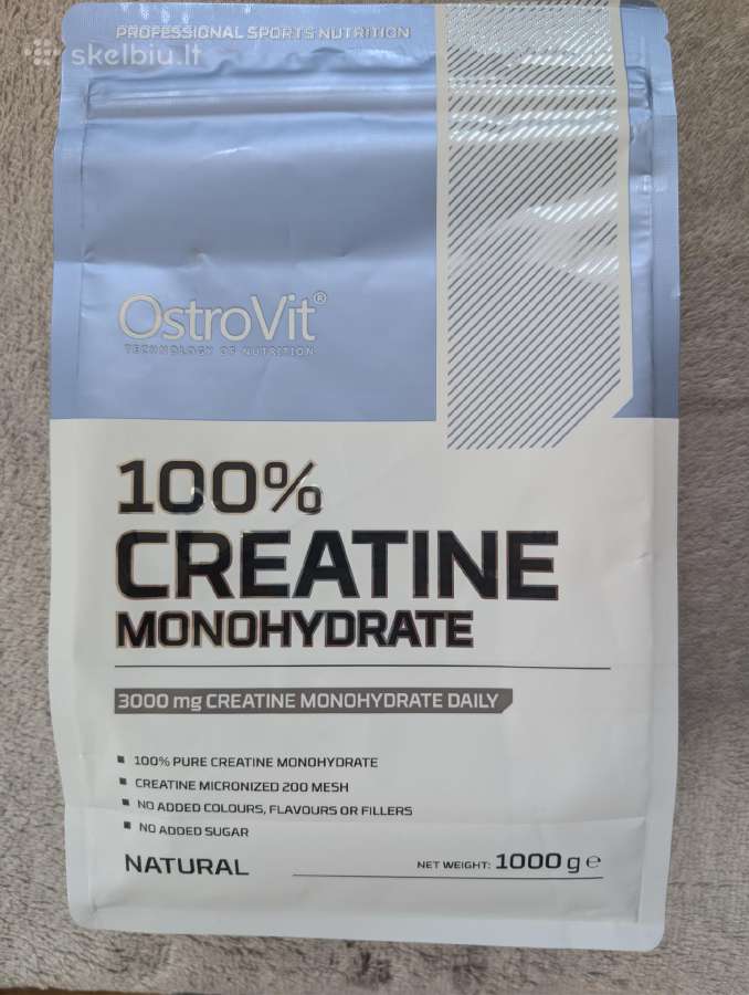 Ostrovit Creatine Monohydrate 1kg įvairių skonių
