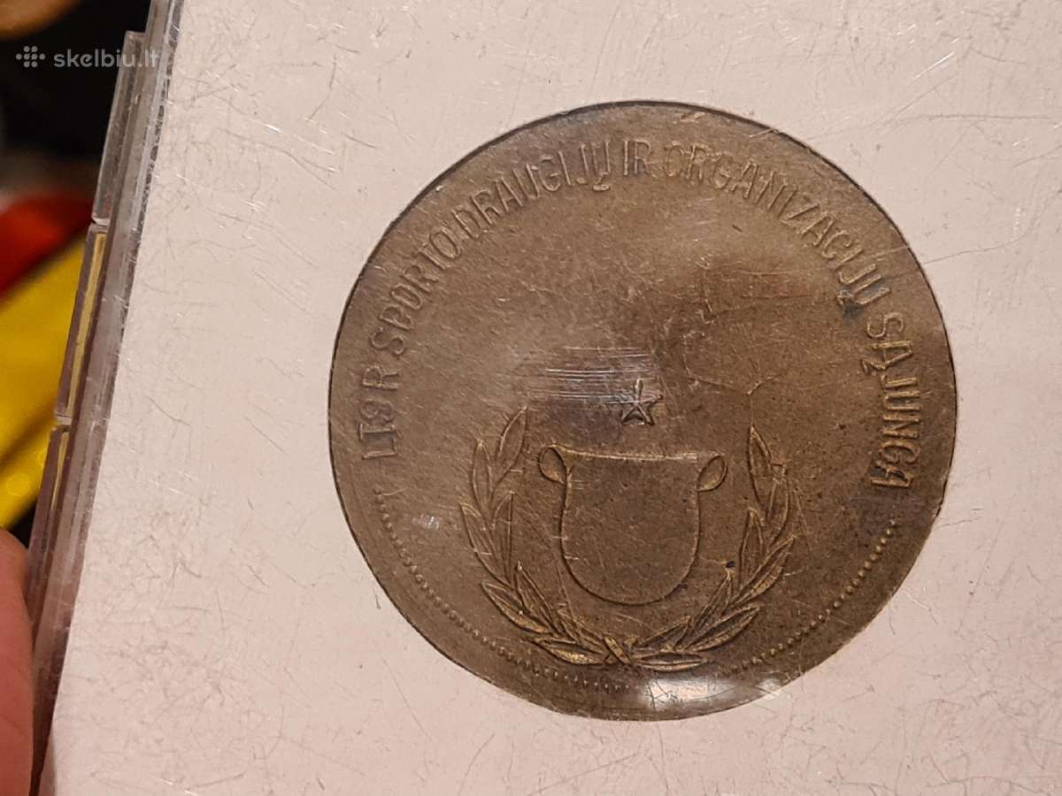 Medalis dėžutėje Ltsr pirmenybės. III vieta. 1962 - nuotraukos Nr. 3