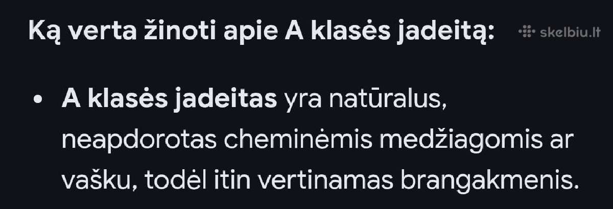 Natūralus A klasės jade apyrankė su sertifikatu - nuotraukos Nr. 3