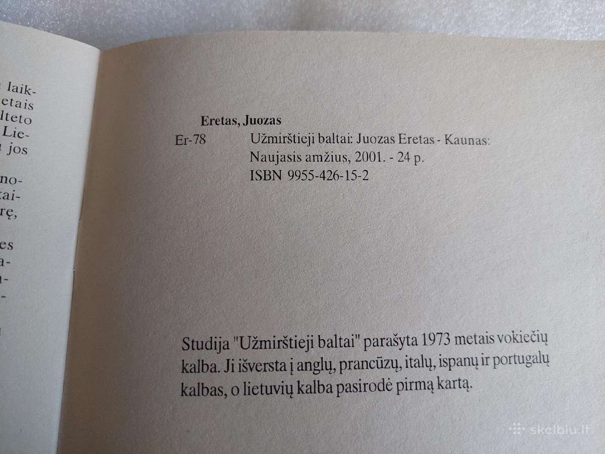 Užmirštieji baltai - nuotraukos Nr. 3