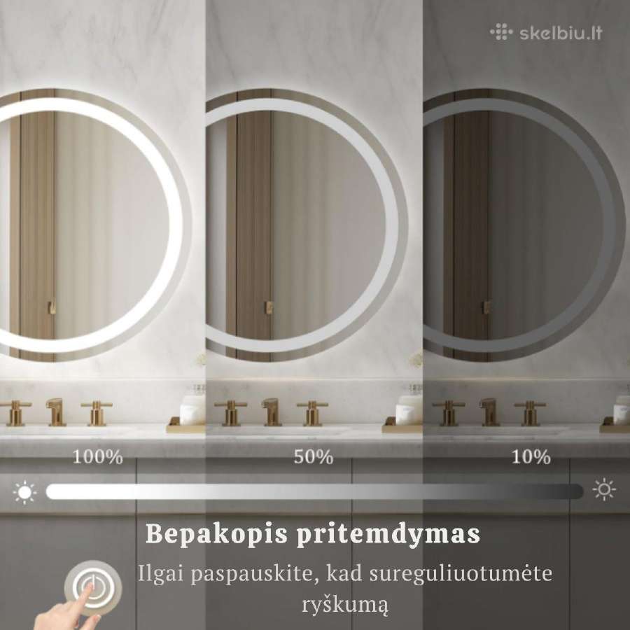 LED veidrodis Tina su antirasojimo funkcija - nuotraukos Nr. 5