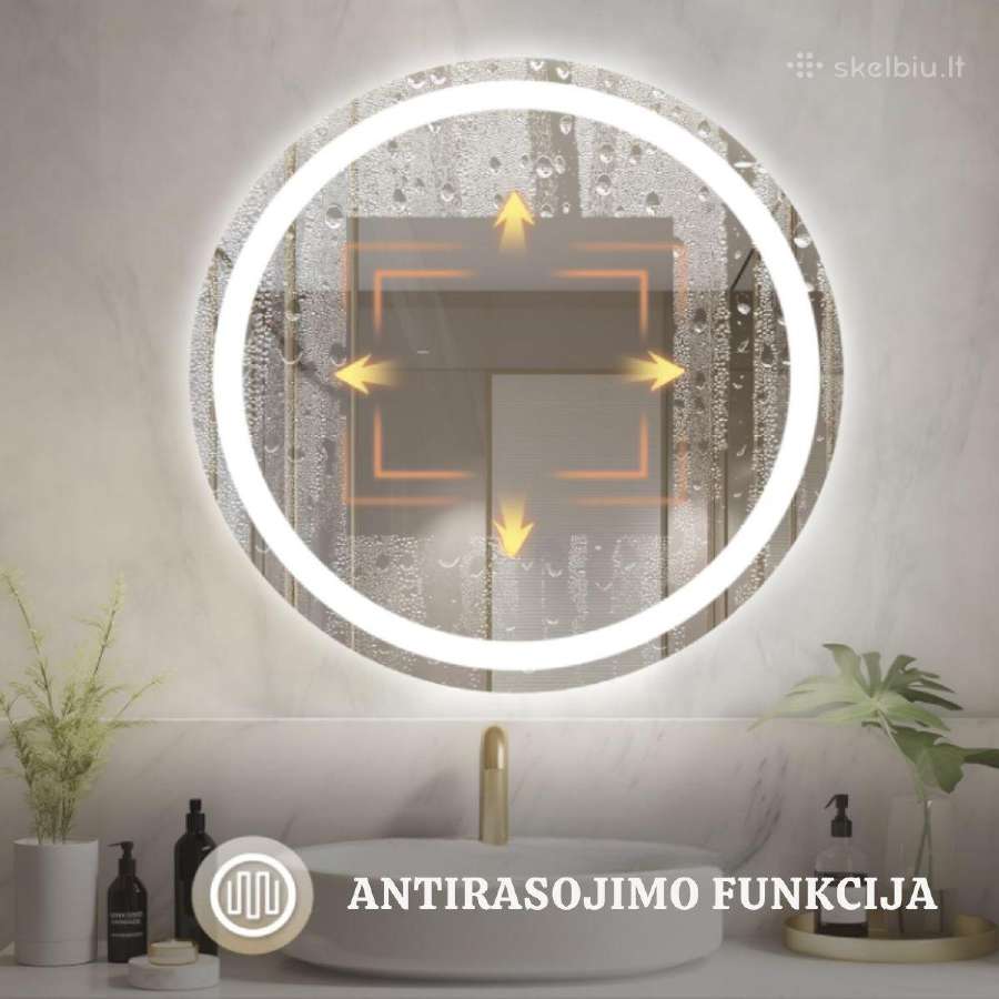 LED veidrodis Tina su antirasojimo funkcija - nuotraukos Nr. 6