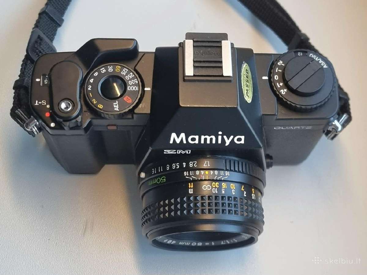 Mamiya Zm Idealios būklės juostinis fotoaparatas! - nuotraukos Nr. 2