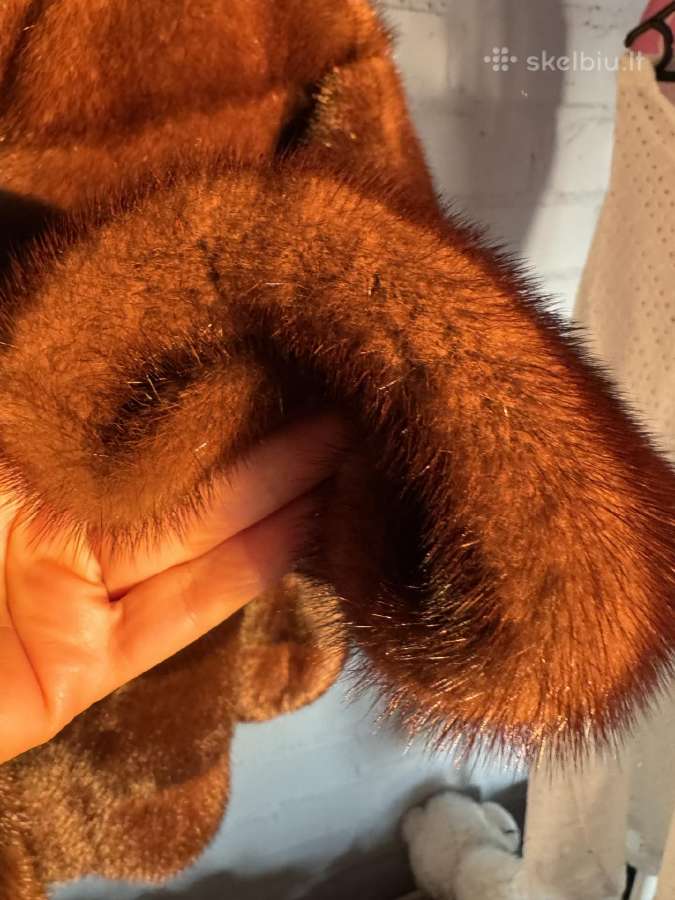 Nuostabus audinės kailiniai puskailiniai - nuotraukos Nr. 6