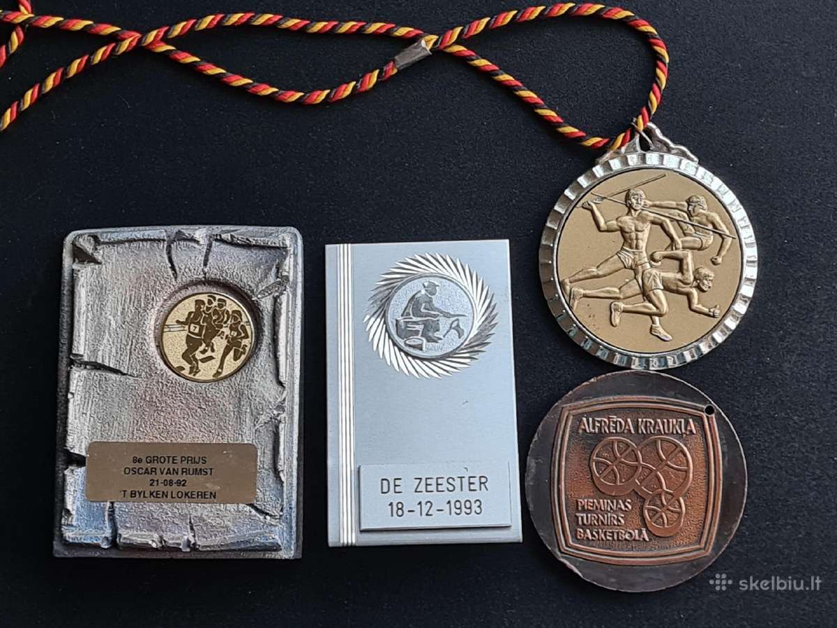 Užsienio sporto turnyrų medaliai. Latvija, Belgija
