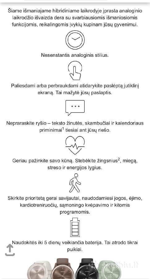 Garmin išmanusis laikrodis - nuotraukos Nr. 5