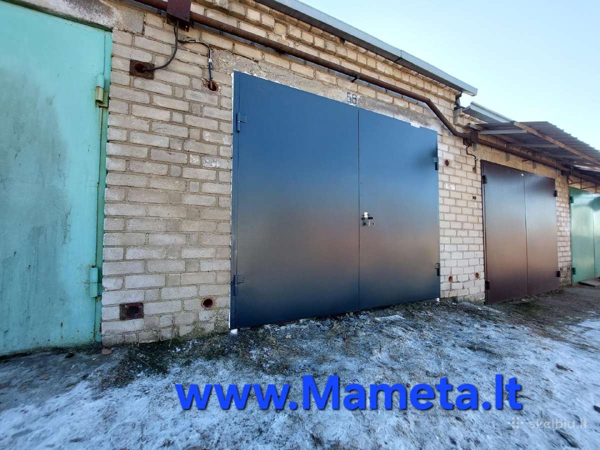 Metaliniai, atveriami garažo vartai, garažo durys. - nuotraukos Nr. 12