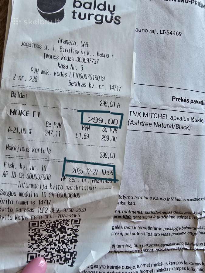 Virtuvinis stalas su prailginimu - nuotraukos Nr. 4