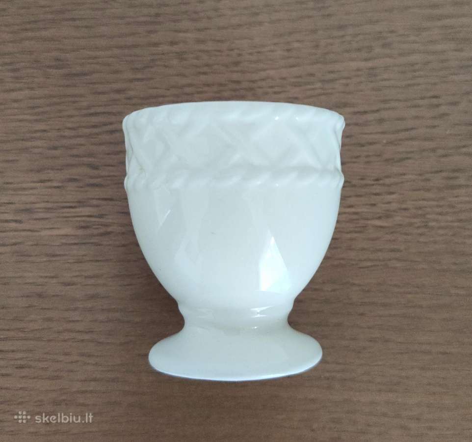 Baltos spalvos porceliano indelis kiaušiniui - nuotraukos Nr. 7