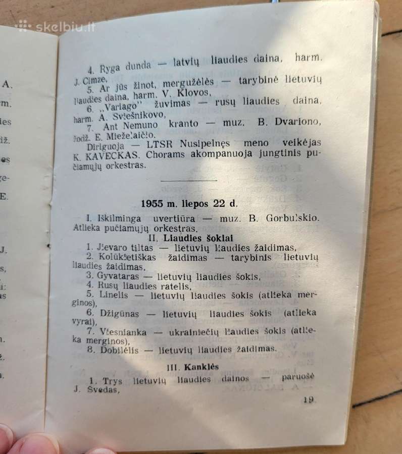 1955 m. Dainų šventės dalyvio vadovas - nuotraukos Nr. 4