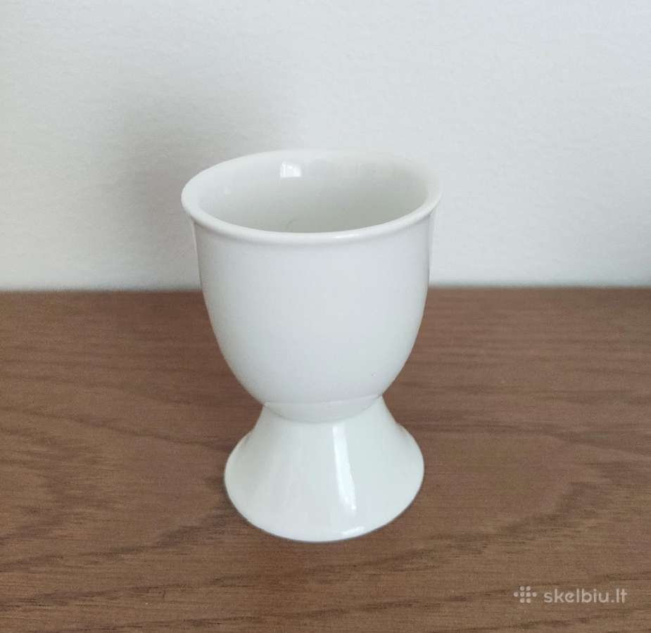 Baltos šaltos spalvos porceliano indelis kiaušiniu - nuotraukos Nr. 4