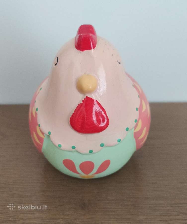 Keramikos taupyklė Vištelė, rausvos spalvos - nuotraukos Nr. 7