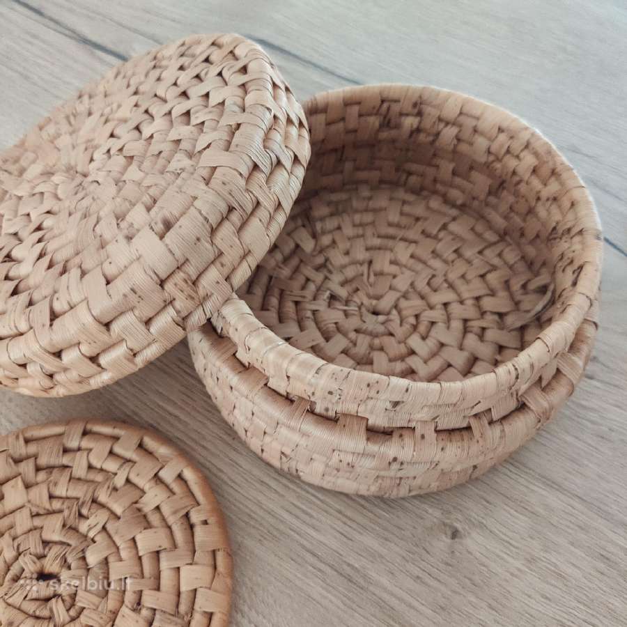 Rinkinys, padėkliukas puodeliui apvalus - nuotraukos Nr. 3