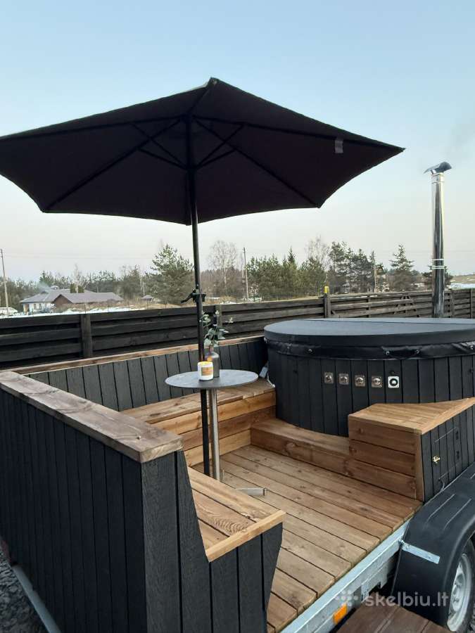 Mobilios pirties ir kubilo su jacuzzi nuoma