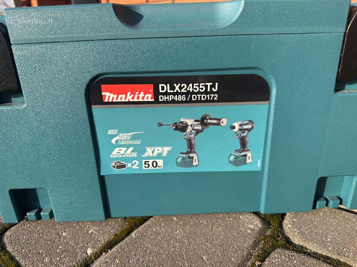 Akumuliatorinių įrankių komplektas Makitadlx2189tj - nuotraukos Nr. 8