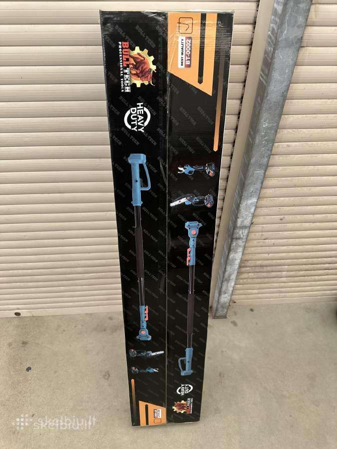 Akcija New Akumuliatoriniai Pjūklai 48v, sina 34cm - nuotraukos Nr. 5