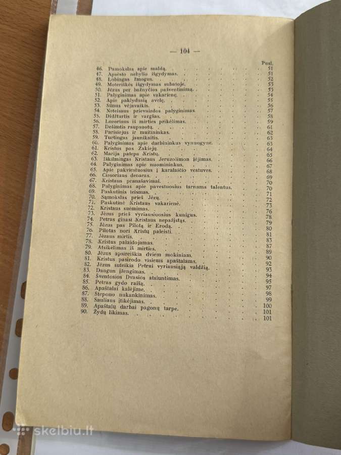 Šventoji Naujojo įstatymo istorija 1935 - nuotraukos Nr. 9