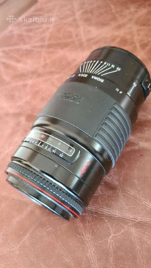 Objektyvas Sigma canon sistemai