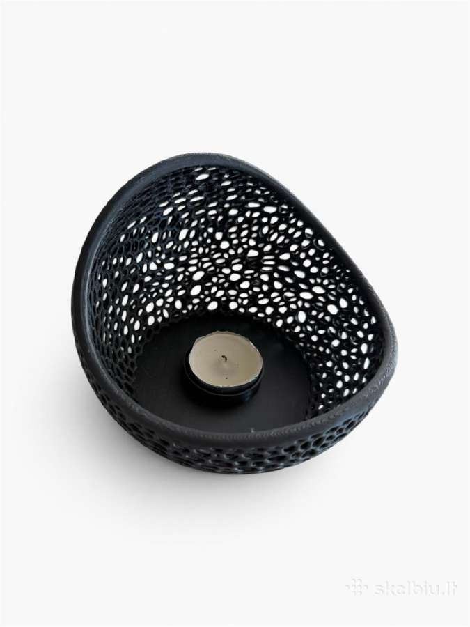 Stilinga ir originali 3D spausdinta žvakidė,14cm - nuotraukos Nr. 3