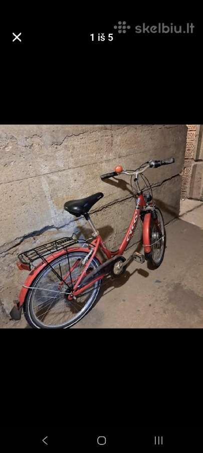 Naudotas dviratis 24" ratai,7 bėgiai