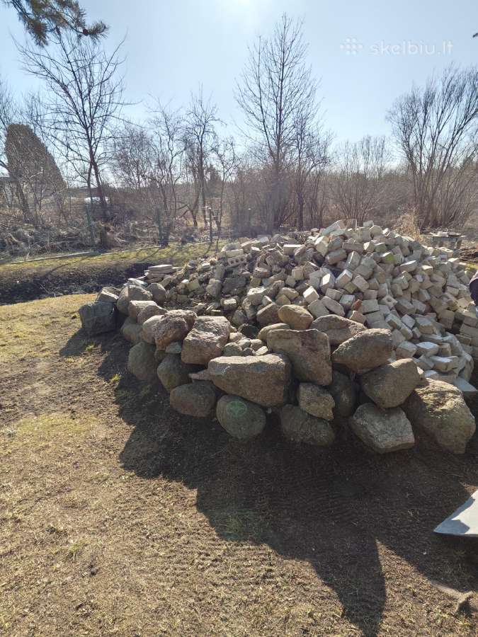 Silikatinės plytos, akmenys, gruzas